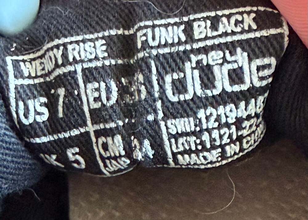 Hey Dude Women's Wendy Rise Funk Black Leopard Casual Shoes - Picture 3 of 3